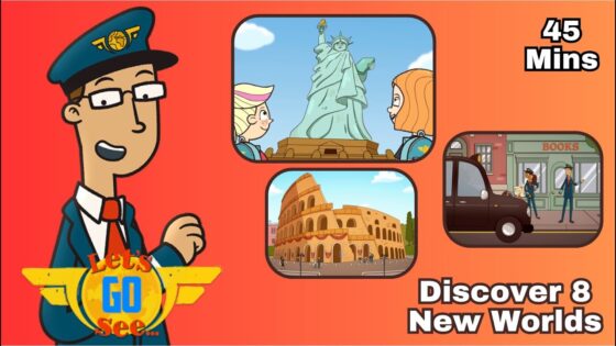 🗺️ Explore New York 🇺🇸 | ✈️ Let's Go See Full Episodes Compilation 👨‍✈️ - Kingdom Kids Zone, Little Learners - Let's Go See