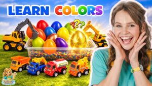 Learn Colors & Learn to Talk for Toddlers | Trucks for Kids & Surprise Eggs with Silly Miss Lily 🚜 - Kingdom Kids Zone, Little Learners, Shows - Paisley's Corner - Educational Videos for Kids