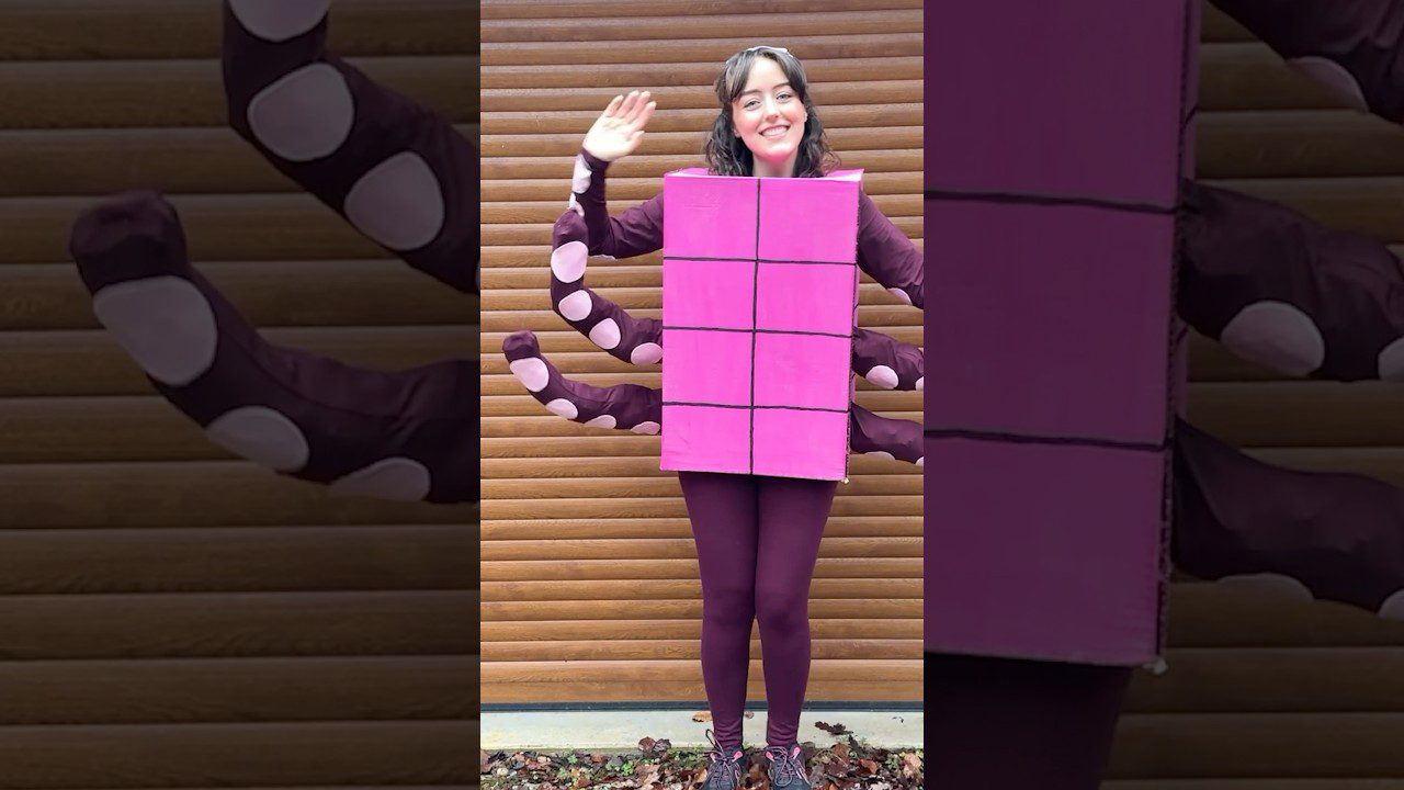 Learn to Count with Octoblock! 🐙 World Book Day Dress-Up | Numberblocks #shorts - Kingdom Kids Zone, Little Learners, Shorts - Numberblocks