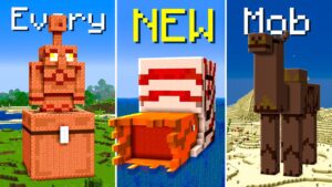 I Built Every NEW Mob in Minecraft - Gameplay, Kingdom Kids Zone, Minecraft - CringyGull