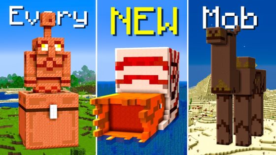 I Built Every NEW Mob in Minecraft - Gameplay, Kingdom Kids Zone, Minecraft - CringyGull