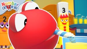Lunchtime Learning – Number Bonds | Learn to Count for Kids | Number Cartoon | Numberblocks - Kingdom Kids Zone, Little Learners - Numberblocks