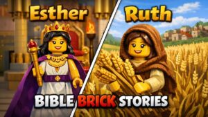 The LEGO Bible Stories of Esther and Ruth | Bible Brick Stories - Bible Stories, Kingdom Kids Zone - Bible Brick Stories