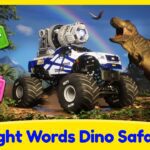 Learn Sight Words Pt 2 | Dinosaur Monster Truck Adventure - Kingdom Kids Zone, Little Learners - Brain Candy TV