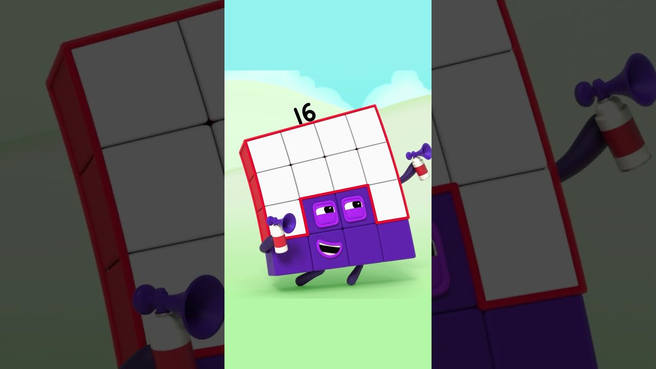 You Grow Girl! – Spring Motivation with Sixteen | Learn to Count for Kids | Numberblocks - Kingdom Kids Zone, Little Learners, Shorts - Numberblocks