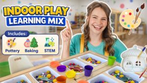 Learn Through Play Mix for Toddlers | Indoor Playground, Pottery, 3D Printing, Baking & More - Kingdom Kids Zone, Little Learners, Shows - Paisley's Corner - Educational Videos for Kids