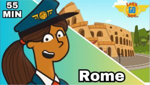 Flying Back to Ancient Rome! 🏛️✈️ | Let’s Go See - Kingdom Kids Zone, Little Learners - Let's Go See