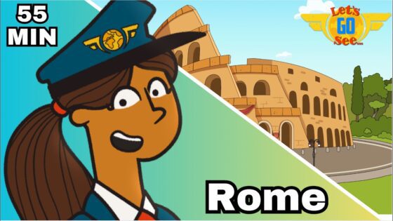 Flying Back to Ancient Rome! 🏛️✈️ | Let’s Go See - Kingdom Kids Zone, Little Learners - Let's Go See
