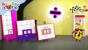 Division Made Easy for Kids | Learn to Count for Kids | Number Cartoon | Numberblocks - Kingdom Kids Zone, Little Learners - Numberblocks