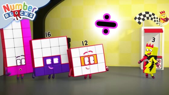 Division Made Easy for Kids | Learn to Count for Kids | Number Cartoon | Numberblocks - Kingdom Kids Zone, Little Learners - Numberblocks
