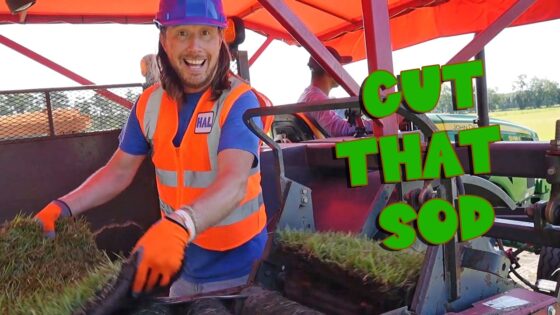 Handyman Hal at the SOD FARM! Driving a Huge Grass Cutter 🚜🌱 - Kingdom Kids Zone, Sing With Me - Handyman Hal - Music for Kids