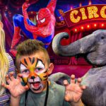 🐘 Circus Elephants & Spider-Man! 🎪 Full Real Circus Show for Kids 2026 Jordan World Glow Circus - Kingdom Kids Zone, Little Learners - Happy Hubbard’s - Educational Videos for Kids