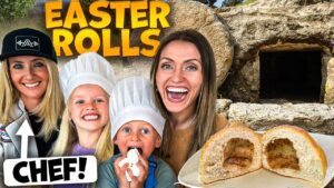 Make Resurrection Rolls with a Real Chef!👩‍🍳 Easy Recipe/Educational Video | Kids Cook Easter Rolls - Kingdom Kids Zone, Little Learners - Happy Hubbard’s - Educational Videos for Kids
