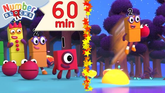 Leap Blob Fun and Games | Learn to Count for Kids | Number Cartoon | Numberblocks - Kingdom Kids Zone, Little Learners - Numberblocks
