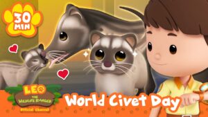 Leo Celebrates World Civet Day with Cute Kitties! Leo the Wildlife Ranger | Learning Animal Cartoons - Kids TV Series, Kingdom Kids Zone - Leo the Wildlife Ranger - Official Channel