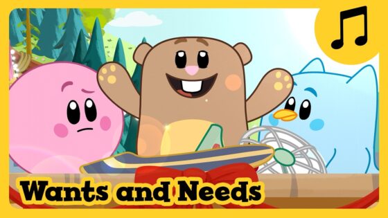 Wants and Needs Sing-Along Song 🕶️🎵 Luna Chip & Inkie 🌲 Catchy Songs for Kids - Kids (0-5), Kingdom Kids Zone - Luna, Chip & Inkie