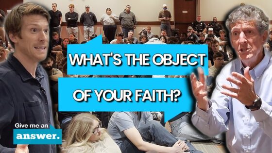 Stuart & Cliffe Knechtle | Oregon State | What IS The Object Of Your Faith? | Give Me An Answer - Q&A Sessions, Truth Seekers - Give Me An Answer with Stuart & Cliffe Knechtle