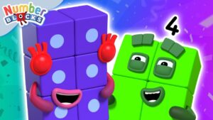 Funny First Grade Math! 😂 | Learn to Count for Kids | Number Cartoon | Numberblocks - Kingdom Kids Zone, Little Learners - Numberblocks