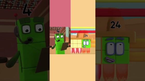 Making Patterns | Numberblocks COURSE – Level 4, Green (S5 E15) - Kingdom Kids Zone, Little Learners, Shorts - Numberblocks