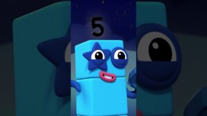 Five | Numberblocks COURSE – Level 1, Red (S1 E7) - Kingdom Kids Zone, Little Learners, Shorts - Numberblocks