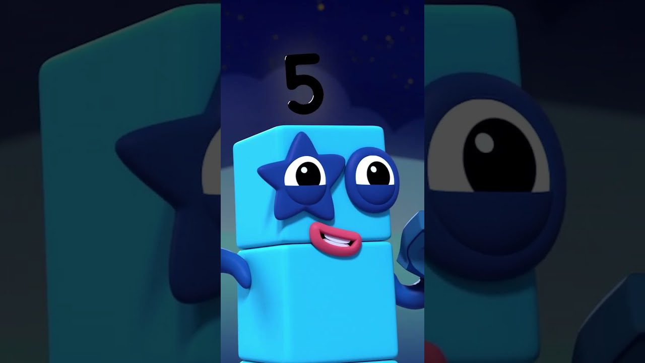 Five | Numberblocks COURSE – Level 1, Red (S1 E7) - Kingdom Kids Zone, Little Learners, Shorts - Numberblocks