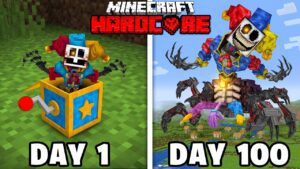 I Survived 100 Days as PROTOTYPE in Minecraft - Gameplay, Kingdom Kids Zone, Minecraft - EYstreem