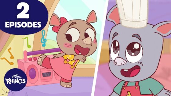 2 FULL EPISODES of Stomp! Stomp! Rhinos! - Kids (0-5), Kingdom Kids Zone - Stomp! Stomp! Rhinos!