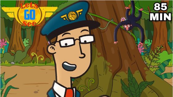 Pilot Ollie & Pilot Polly Fly Into the Amazon Rainforest! 🐒 | Jungle Adventure for Kids 🌳 - Kingdom Kids Zone, Little Learners - Let's Go See