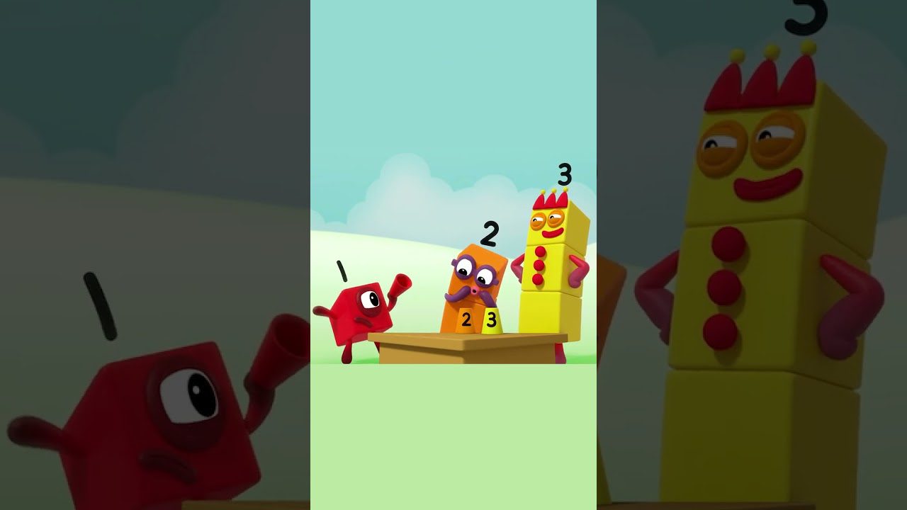 One, Two, Three | Numberblocks COURSE – Level 1, Red ( S1 E5) - Kingdom Kids Zone, Little Learners, Shorts - Numberblocks
