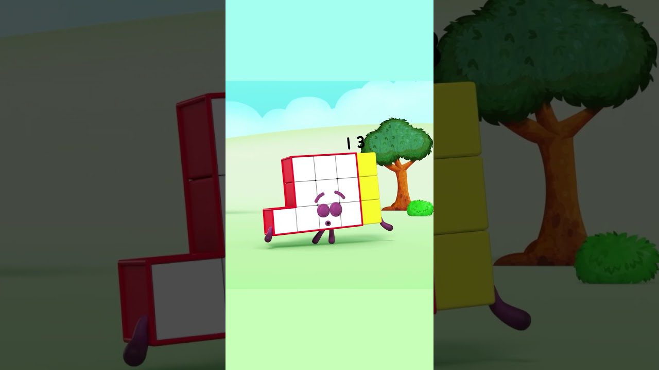 Thirteen | Numberblocks COURSE – Level 3, Yellow (S3 E26) - Kingdom Kids Zone, Little Learners, Shorts - Numberblocks