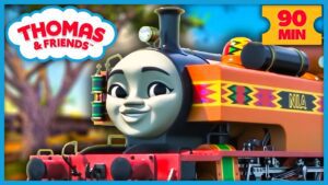 Thomas Introduces His New Friend Nia! | Thomas & Friends | 90+ Minutes! - Kids TV Series, Kingdom Kids Zone - Thomas & Friends