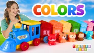 Learn Colors & Animals with Silly Miss Lily & a Toy Train for Kids 🚂 | Learn to Talk for Toddlers - Kingdom Kids Zone, Little Learners, Shows - Paisley's Corner - Educational Videos for Kids