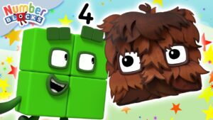 Adventures with Squarey | Learn to Count for Kids | Number Cartoon | Numberblocks - Kingdom Kids Zone, Little Learners - Numberblocks