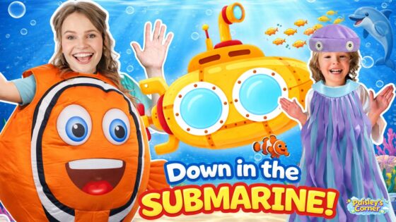 Down in the Submarine Song for Kids with Silly Miss Lily | Kids Songs, Dance & Brain Breaks for Kids - Kingdom Kids Zone, Little Learners, Shorts - Paisley's Corner - Educational Videos for Kids