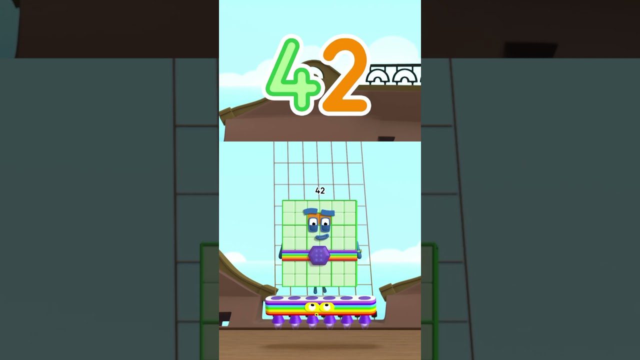 Quick Math – The 7 Times Tables | Learn to Count for Kids | Number Cartoon | Numberblocks - Kingdom Kids Zone, Little Learners, Shorts - Numberblocks