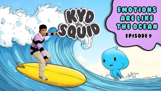 Teaching Kids How to Talk About Their Feelings | "Emotions Are Like The Ocean" Song | Kyd the Squid - Kingdom Kids Zone, Little Learners - Kyd the Squid