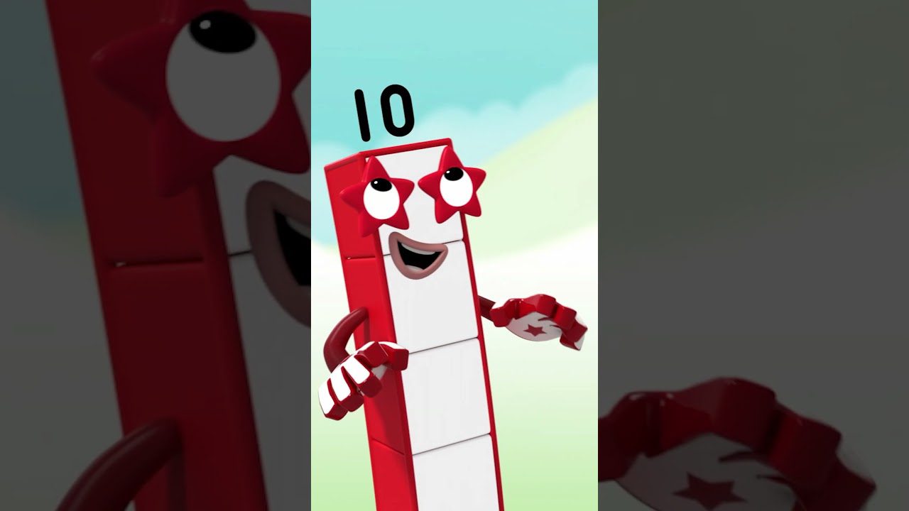 Ten | Numberblocks COURSE – Level 2, Orange (S2 E5) - Kingdom Kids Zone, Little Learners, Shorts - Numberblocks