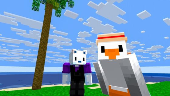 100 Players Stranded on a Desert Island - Gameplay, Kingdom Kids Zone, Minecraft - CringyGull