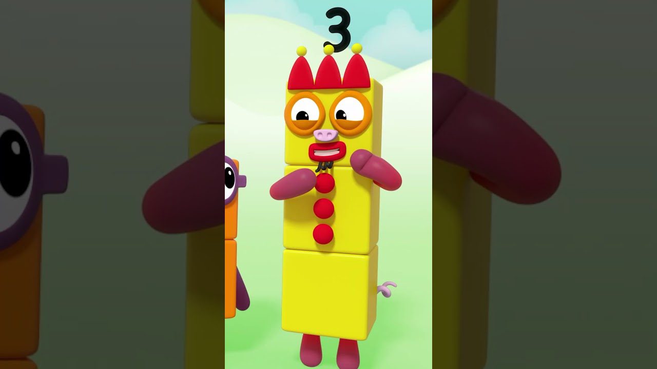 Three Little Pigs | Numberblocks COURSE – Level 1, Red (S1 E8) - Kingdom Kids Zone, Little Learners, Shorts - Numberblocks