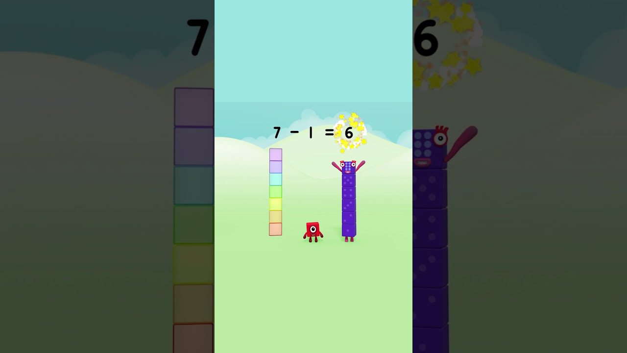 Seven | Numberblocks COURSE – Level 2, Orange (S2 E2) - Kingdom Kids Zone, Little Learners, Shorts - Numberblocks