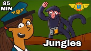 Where is Pilot Polly Flying To? 🌍✈️ 🙈 (Big Surprise!) - Kingdom Kids Zone, Little Learners - Let's Go See