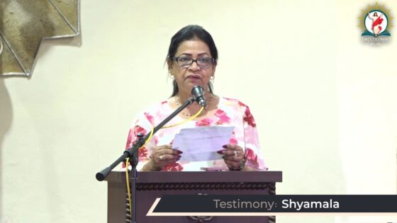 Powerful Healing Testimony by Shyamala ; Peace in the Family; One-Day Retreat | English | DRCColombo - Body Healing, Testimonies - Divine Retreat Centre Colombo (DRCColombo)