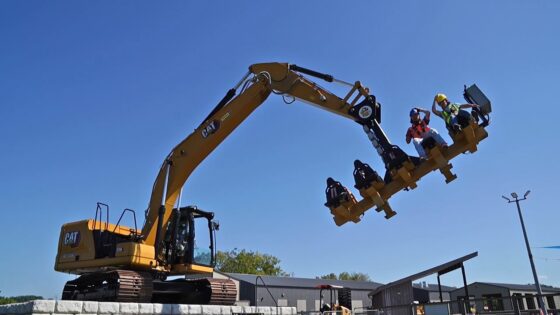 Handyman Hal Rides a REAL Excavator Ride at Diggin' Zone in Tennessee! 🚜🎵 with Awesome Alex - Kingdom Kids Zone, Sing With Me - Handyman Hal - Music for Kids