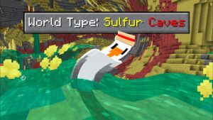 Can I Beat a Sulfur Cave WORLD? - Gameplay, Kingdom Kids Zone, Minecraft - CringyGull
