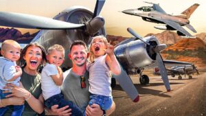 Fighter Jets & Airplanes For Kids! ✈️ Learn Inside Real Military Planes at Hands On Aviation Museum - Kingdom Kids Zone, Little Learners - Happy Hubbard’s - Educational Videos for Kids