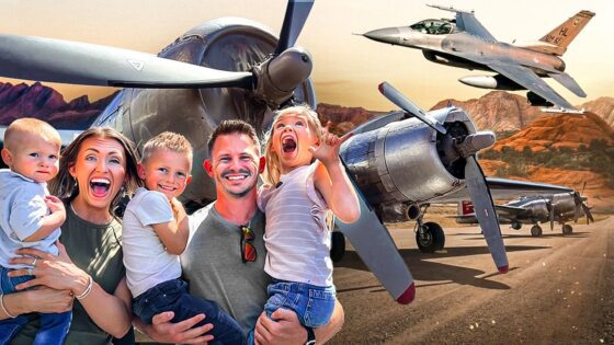 Fighter Jets & Airplanes For Kids! ✈️ Learn Inside Real Military Planes at Hands On Aviation Museum - Kingdom Kids Zone, Little Learners - Happy Hubbard’s - Educational Videos for Kids