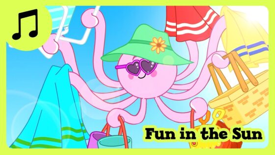 Fun in the Sun Sing-Along Song 🌞🎵 Luna Chip & Inkie 🌲 Nature Songs for Kids - Kids (0-5), Kingdom Kids Zone - Luna, Chip & Inkie