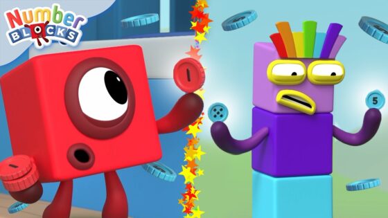 How Many Coins Do You Need? | Learn to Count for Kids Compilation | Number Cartoon | Numberblocks - Kingdom Kids Zone, Little Learners - Numberblocks