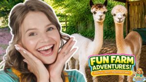 Silly Miss Lily Visits Fun Farms! 🦙🐝🐮 | Alpacas, Bees, Cows & Nature | Educational Videos for Kids - Kingdom Kids Zone, Little Learners, Shows - Paisley's Corner - Educational Videos for Kids