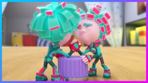 Tweak and Geek Arm Wrestle | The Fixies | Learning Cartoons For Kids - Kingdom Kids Zone, Little Learners - The Fixies